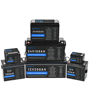 12/24/36V  24Ah/50Ah/100Ah/150Ah/200Ah Lifepo4 Solar Energy Storage Backup Lithium Iron Phosphate Battery with Bluetooth Screen Display Charger
